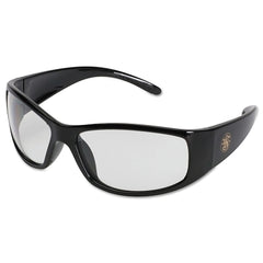 Smith and Wesson 21302 Elite Safety Glasses Clear Polycarbonate Lens Anti-Fog Black Nylon