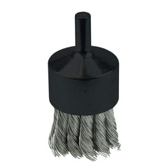 Weiler 10031 Knot Wire End Brush 1-1/8 in. x 0.014 in. Stainless Steel