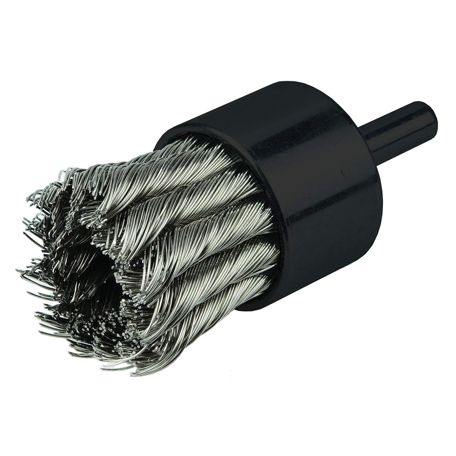 Weiler 10031 Knot Wire End Brush 1-1/8 in. x 0.014 in. Stainless Steel