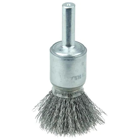 Weiler 11000 0.5 in. Crimped Coated Cup End Brush