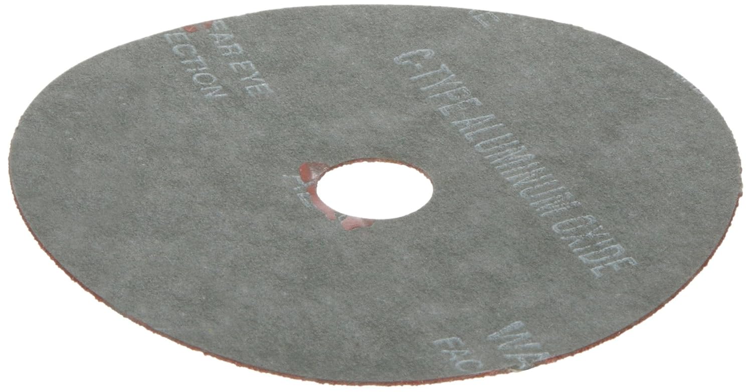 Weiler 59495 Wolverine Aluminum Oxide Resin Fiber Sanding & Grinding Disc 4 Inch Diameter 80 Grit 5/8 Arbor Hole