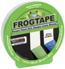 FrogTape 127624 CF 120 Multi-Surface Painter's Tape with PaintBlock, 24mm x 55m, Green