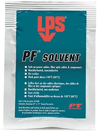 LPS 61400 Solvent and Degreaser Sheets 8 x 11 Pack of 144