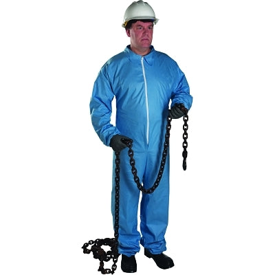 PIP 3100/XL Posi-Wear FR Disposable Coveralls, Blue, XL