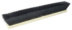 Weiler 25235 Vortec Pro Medium Sweep Floor Brush Polystyrene Border With Black Polypropylene 24 inches