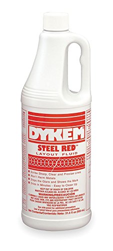 Dykem 80696 Layout Fluid Red 31.5 oz Bottle