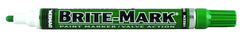 DYKEM 84007 BRITE-MARK Green Medium Tip Marker