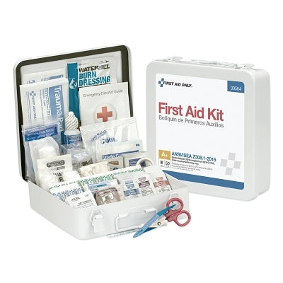 First Aid Only 90564 First Aid Kit 50-Person ANSI A+ Weatherproof Metal Case