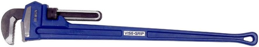 IRWIN 274108 Tools VISE-GRIP Pipe Wrench Cast Iron 6-Inch Jaw 48-Inch Length Blue