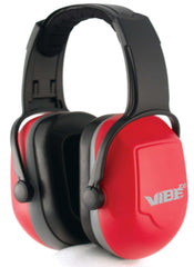 Jackson Safety 20774 Vibe Headband Earmuff 26dB NRR Red