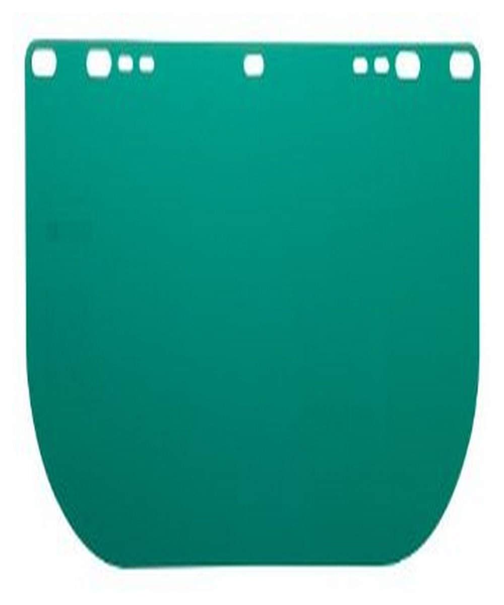 Jackson Safety 29100 Polycarbonate Faceshield Dark Green 8 inches x 15.5 inches x 0.04 inches