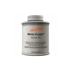 Jet-Lube 16404 White Knight Food Grade Anti-Seize Compound 1 lb Brush Top Can