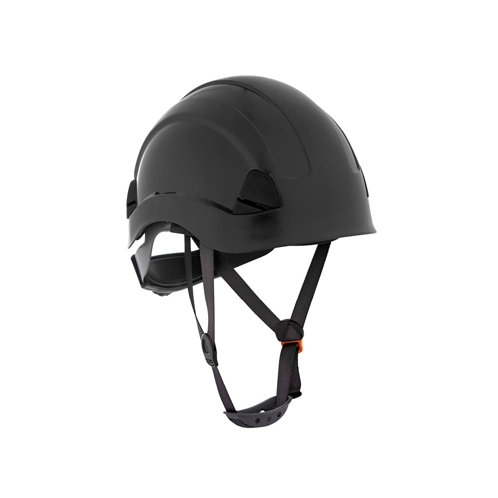 Jackson Safety 20907 CH-300 Climbing Industrial Hard Hat Non-Vented 6-pt Suspension Black Large