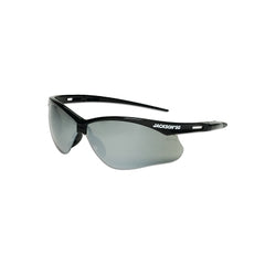 Jackson Safety 50006 SG Series Safety Glasses Universal Size Smoke Mirror Lens Black Frame Hardcoat Anti-Scratch