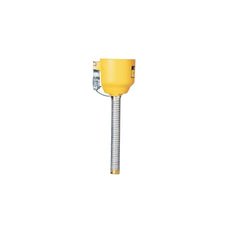 Justrite 11089 Bolt-On Funnel with Galvanized Hose For Steel Can 1 OD x 14 Length