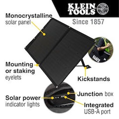 Klein Tools 29250 60W Portable Solar Panel