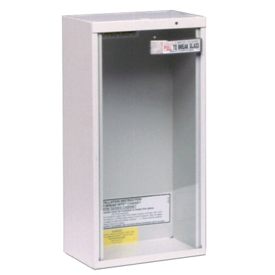 Kidde 468042 Fire Extinguisher Wall Cabinet White 10 lb Surface Mount