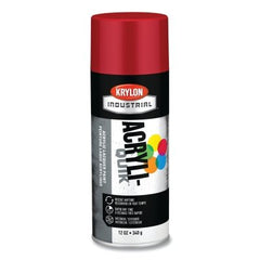 Krylon K02108A07 Acryli-Quik Acrylic Lacquer Paint 12 oz Banner Red Gloss