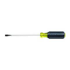 Klein Tools 605-4 1/4-Inch Cabinet Tip Screwdriver 4 Inches Shank