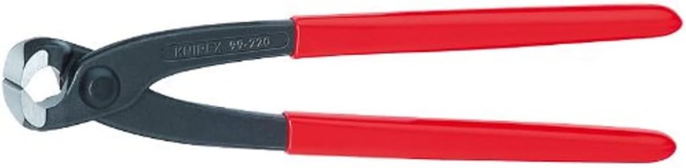 Knipex 9901250 Concreters Nippers 10 Inch Polished Plastic Coated