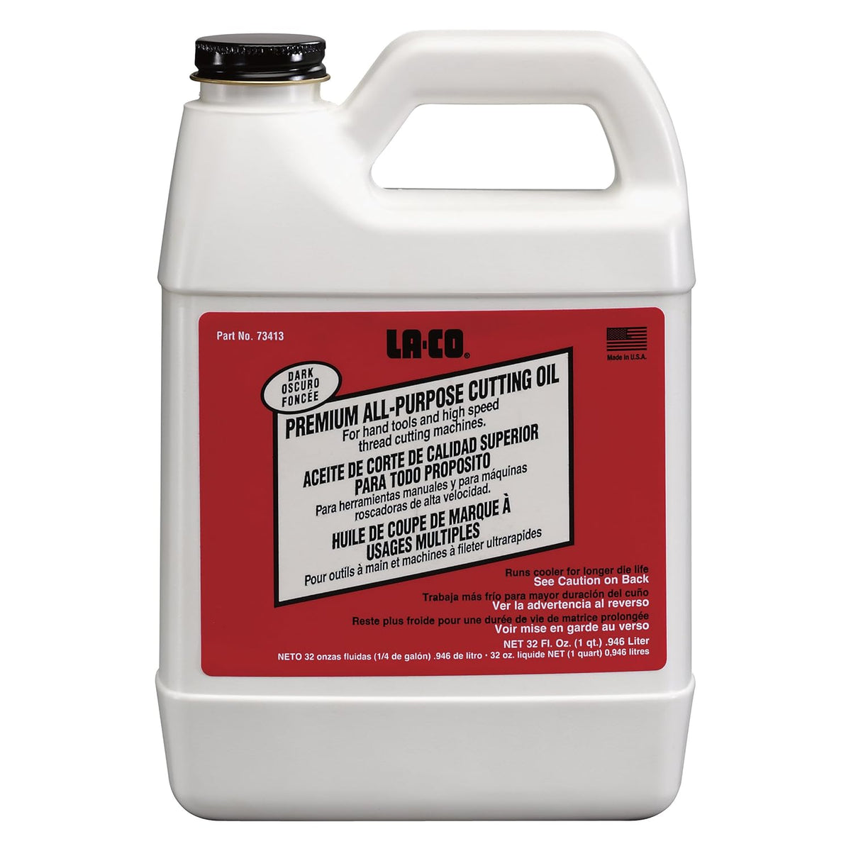 La-Co 73414 Premium All Purpose Thread Cutting Oil 1 gal