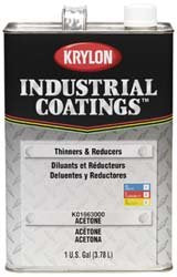 Krylon K01663000-16 Acetone Thinner And Reducer, 1 Gal Can