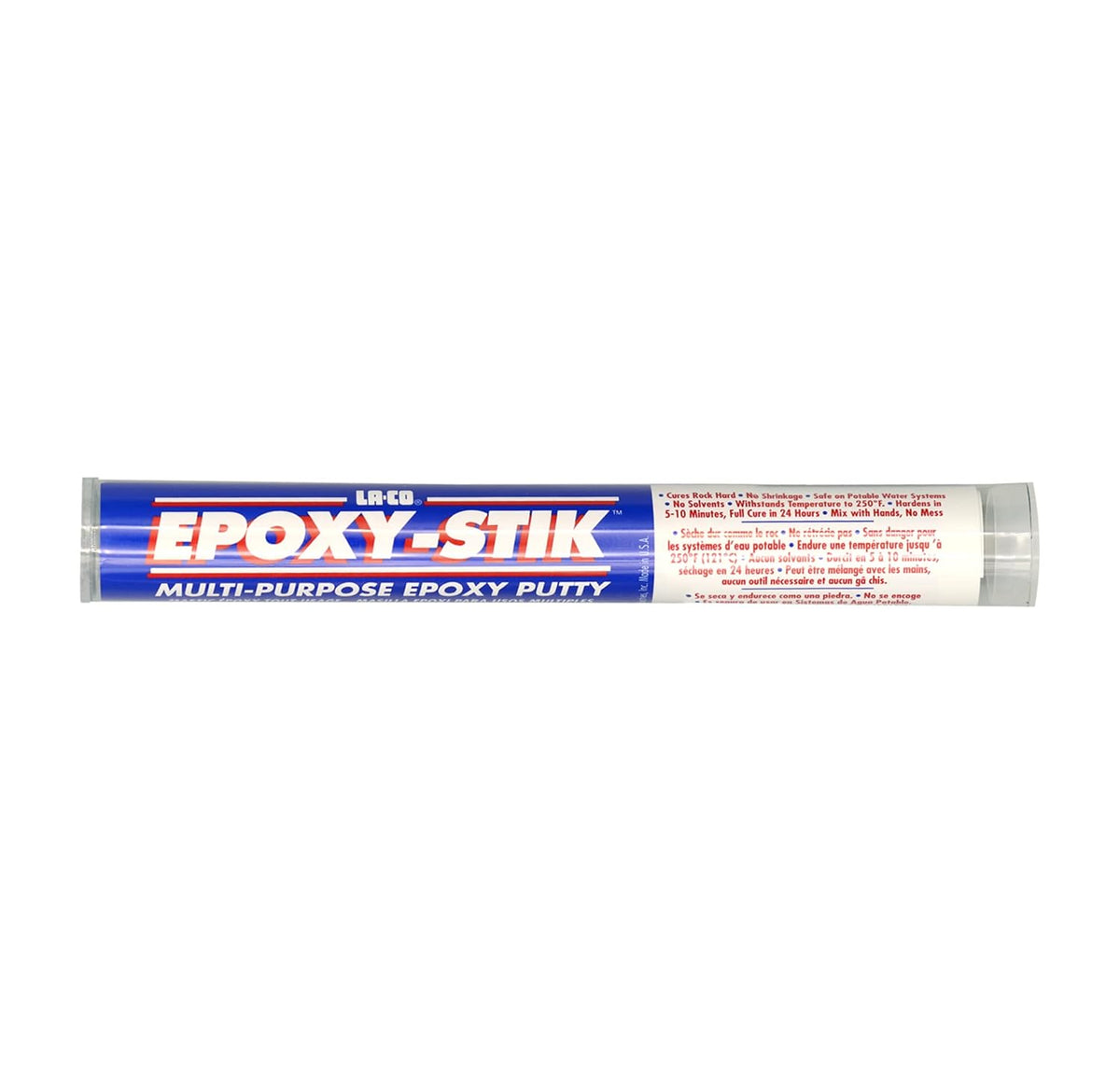 La-Co 19571 Epoxy-Stik Repair Sealant Compound Stick 250 Degree F Temperature 4 oz