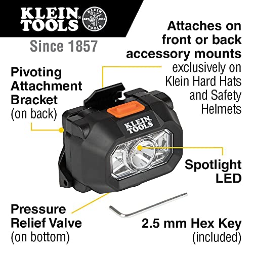 Klein Tools 60156 Intrinsically Safe LED IP67 Headlamp for Hazardous Areas