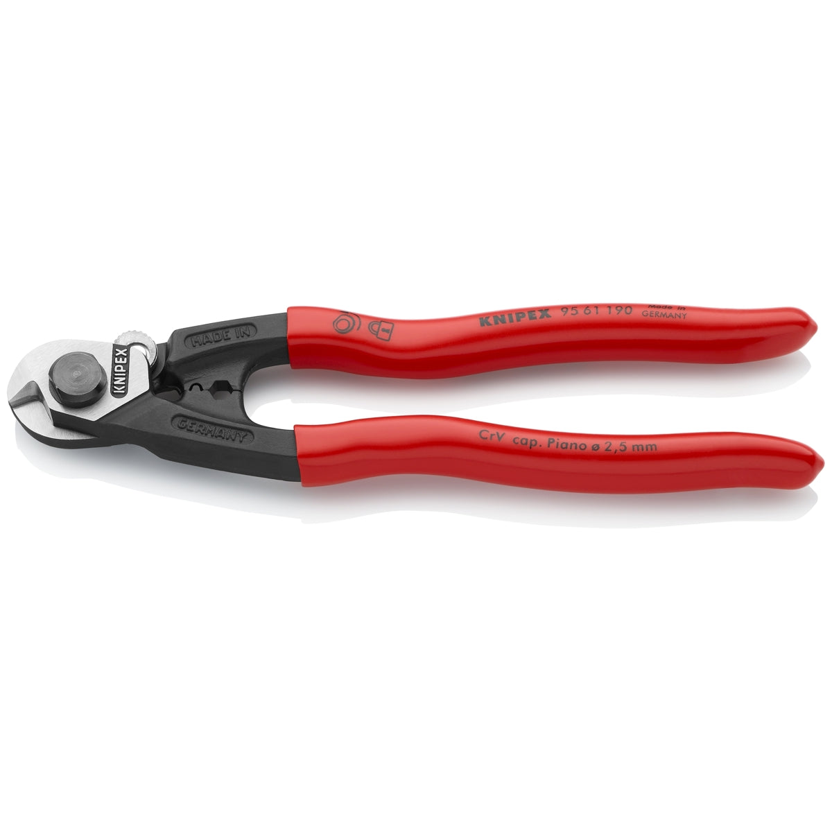 Knipex 95 61 190 Wire Cutter Shear Cut 7-1/2 Inches