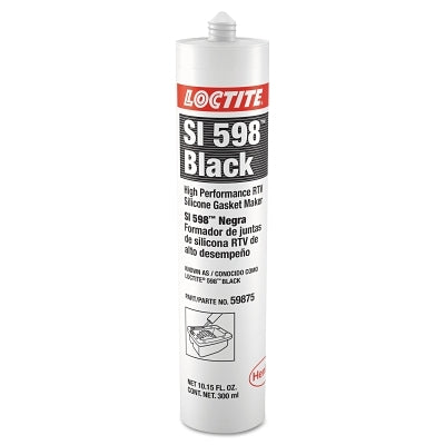 Loctite 135508 598 Black High Performance RTV Silicone Gasket Maker 300 ml Cartridge