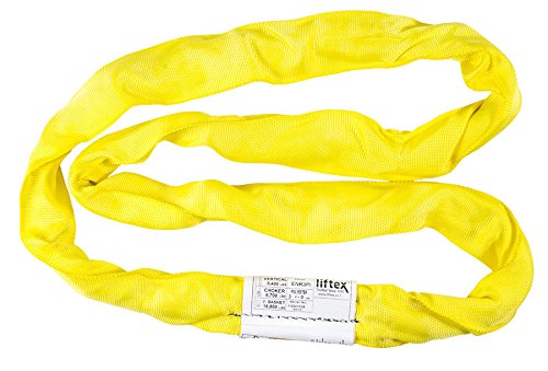 Liftex ENR3X6PD RoundUp Endless Sling 8400 lb Vertical 6 ft Yellow