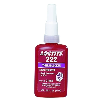 Loctite 231125 222 Threadlocker Low Strength Small Screw 10 mL Purple