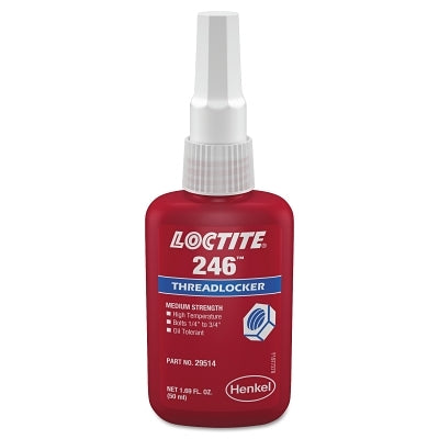 Loctite 234172 246 Threadlocker Medium Strength High Temperature 50 mL Blue