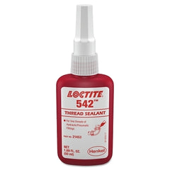 Loctite 237051 542 Thread Sealant Fine Threads 50 mL Bottle Brown