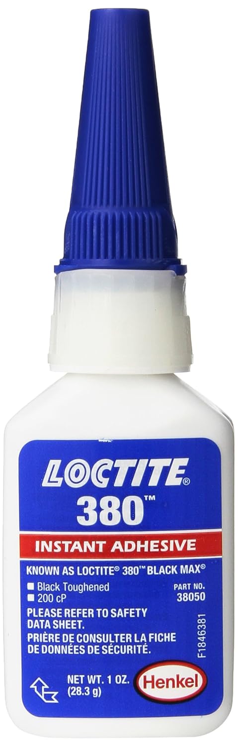 Loctite 135423 380 Toughened Max Instant Adhesive 1 oz Black