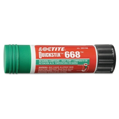 Loctite 640470 QuickStix 668 Retaining Compound High Temperature 19g Tube Green 1870psi