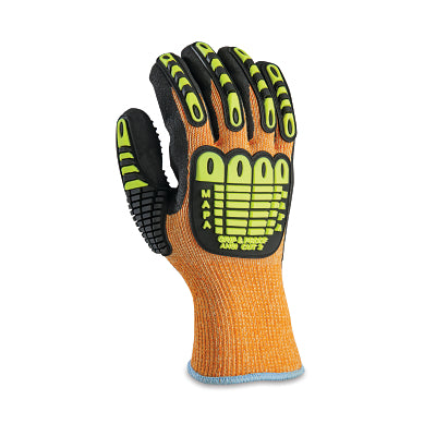 MAPA Professional 530017 Cut Resistant Gloves Exonit Plus 530 Size 11 Orange Nitrile Grip Cut A2