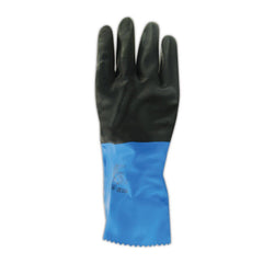 MAPA Professional 334949 Unisex Adult Chemical Resistant Safety Gloves Black/Blue X-Large US