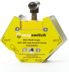 Magswitch 8100351 Mini Multi Angle with 300 Amp - Yellow/Silver/Black