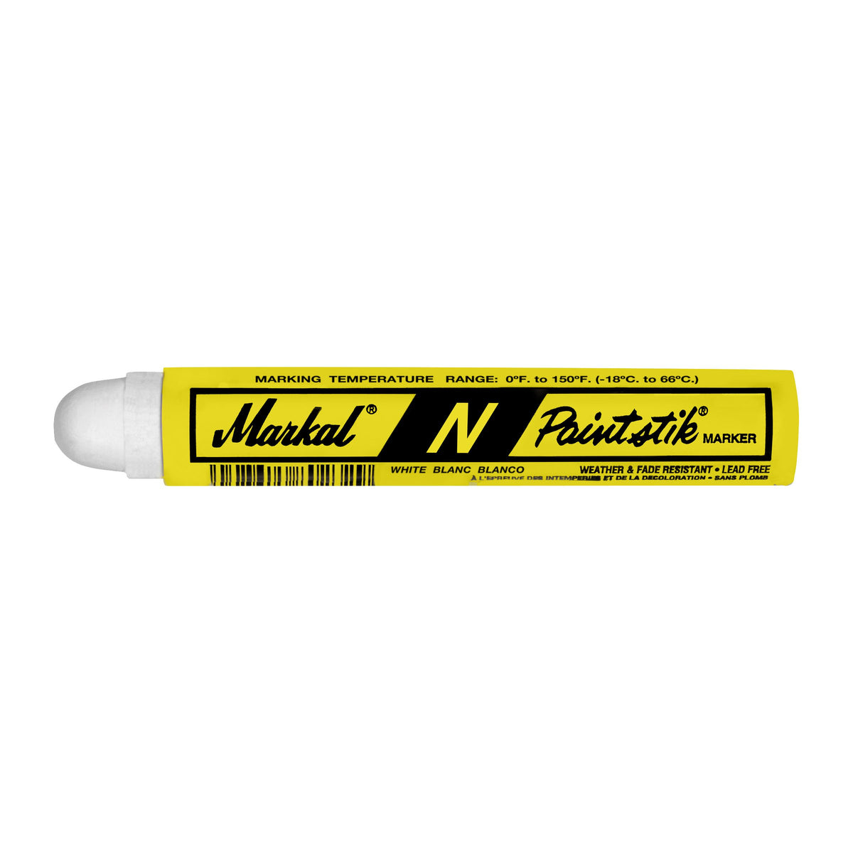 Markal 82120 N Paintstik Solid Paint Marker White Pack of 12