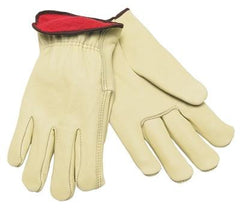 MCR Safety 3250M Premium Driver Gloves Red Fleece Lined Medium