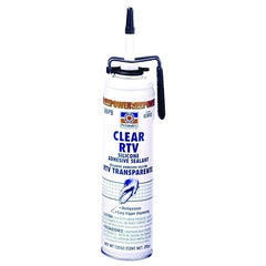 Permatex 85913 Clear RTV Silicone Adhesive Sealant 7.25 oz PowerBead Can