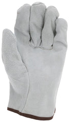 MCR Safety 3100L Premium Grade General Purpose Gloves Large Gray Unlined Cowhide Leather