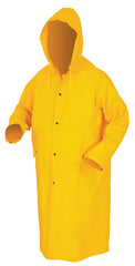 MCR Safety 200CL Classic Raincoat Unisex Yellow Large Detachable Hood