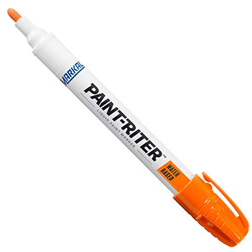 Markal 97404 Paint-Riter Water-Based Marker, Orange (12 Markers)