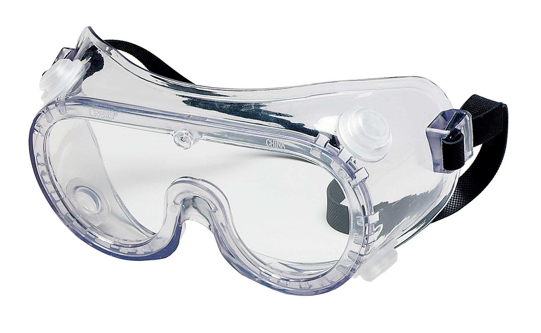 MCR Safety 2235R Indirect Vented, Antifog Goggles Clear Lens