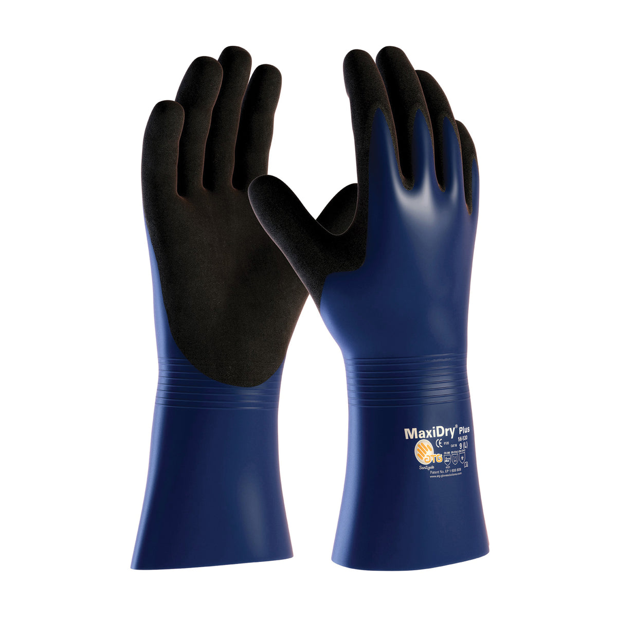 PIP 56-530/L MaxiDry Plus Nitrile Coated Hi-Performance Gloves Large