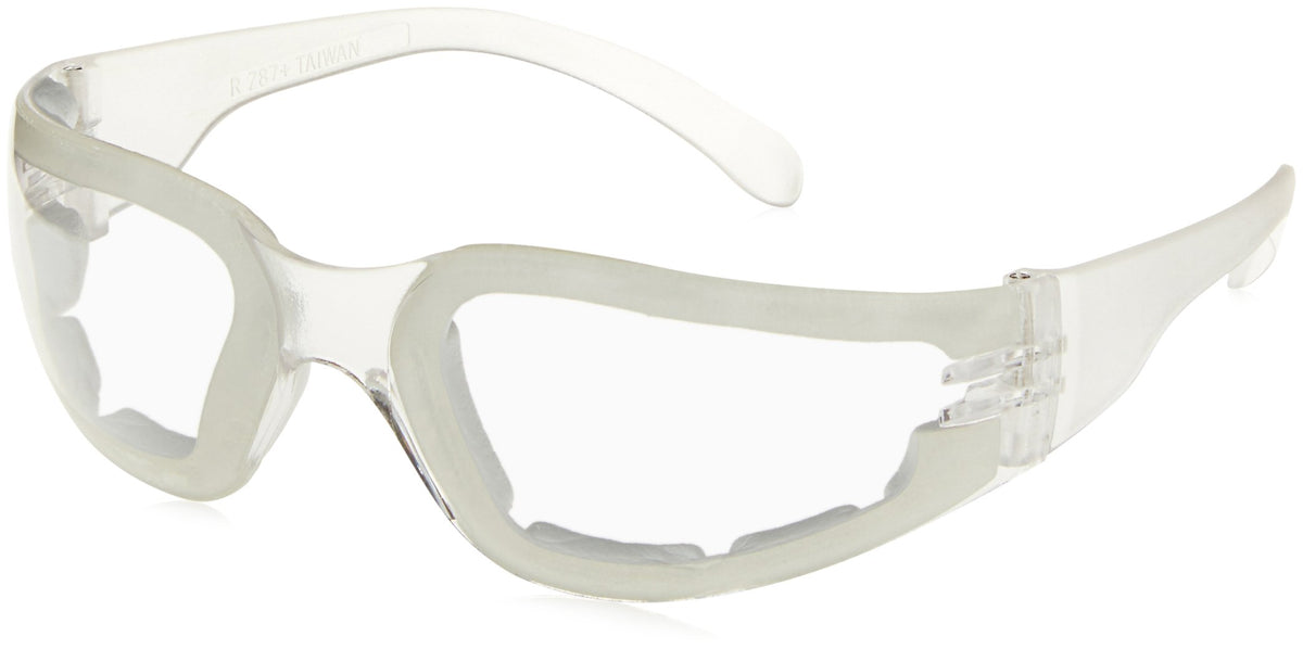 Radians MRSF111ID Safety Glasses Anti-Fog Clear Lens Foam Lined