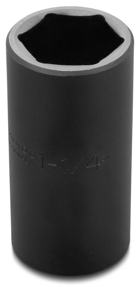 Stanley Proto J7340H 1/2 in. Drive Deep Impact Socket 1-1/4 in. 6 Point