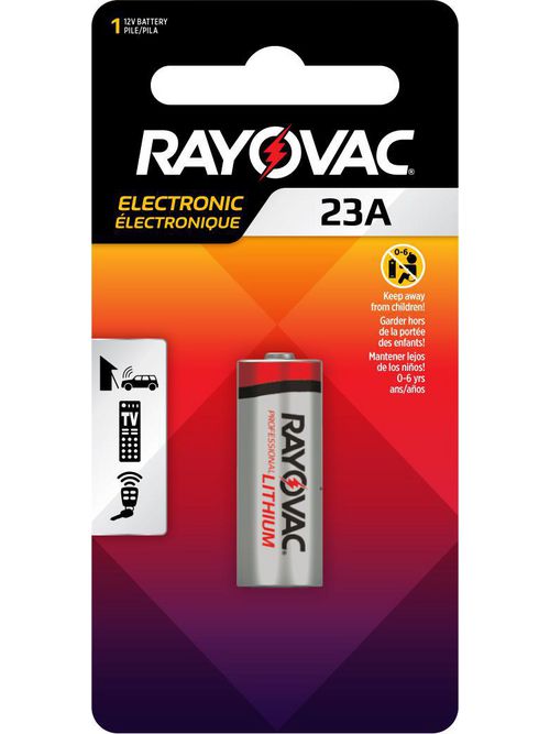 Rayovac KE23A-1ZMG 12 Volt 23A Alkaline Keyless Entry Mercury Free Battery